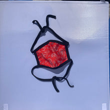 Load image into Gallery viewer, Red Bandana Adult and Child
